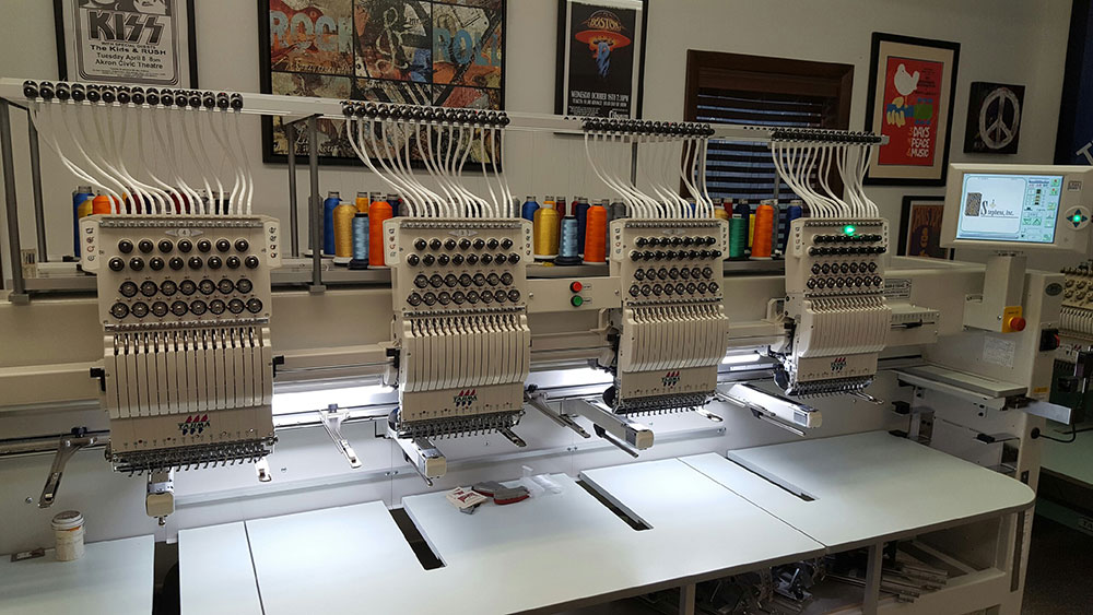 Tajima Embroidery Machine in Place and Ready for Orders