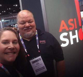 Jim and Susan Heiser at ASI Chicago