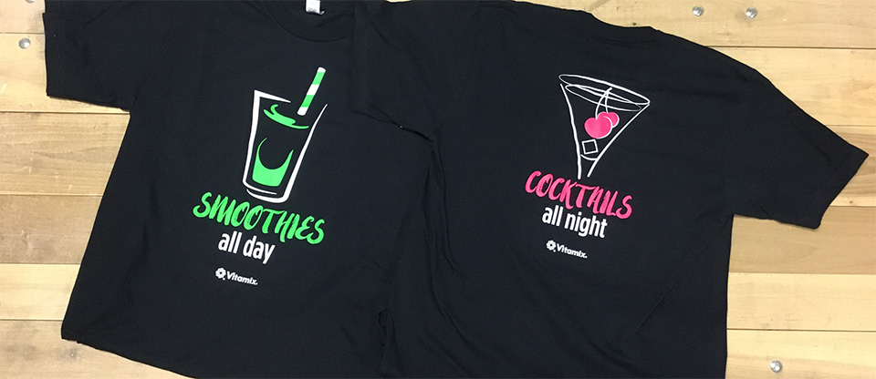 Vitamix Screen Printed Corporate Apparel