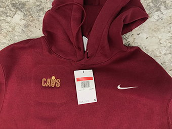 Cavs Nike Embroidered Hoodie