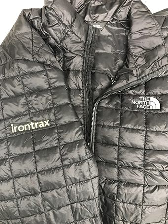Embroidered Puffy Northface Jacket