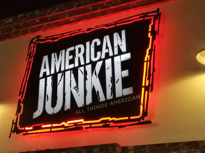 American Junkie Sign